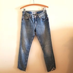 ASOS Chewed Hem Jeans